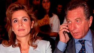 Flavia Palmeiro y Franco Macri.