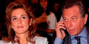 Flavia Palmeiro y Franco Macri.