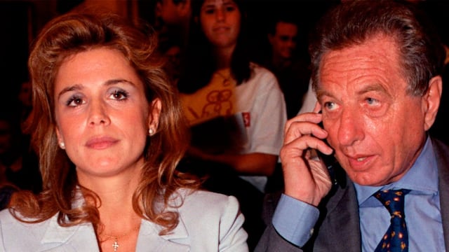 Flavia Palmeiro y Franco Macri.