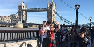 Elva en su segundo destino: Londres.