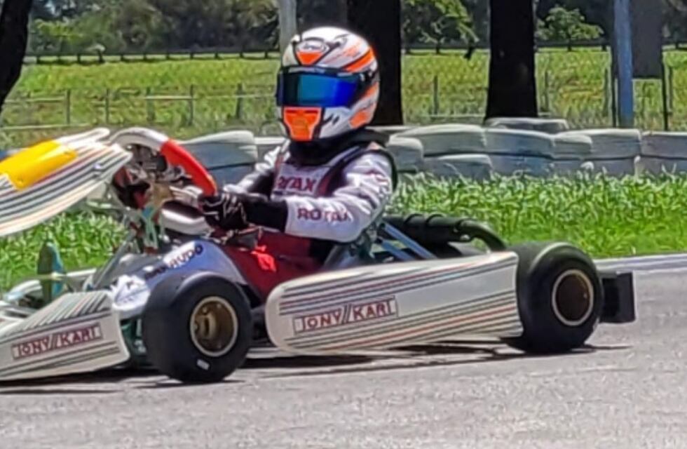 Fausto Arnaudo corre la primera fecha de la Rotax Gran National en Sunchales