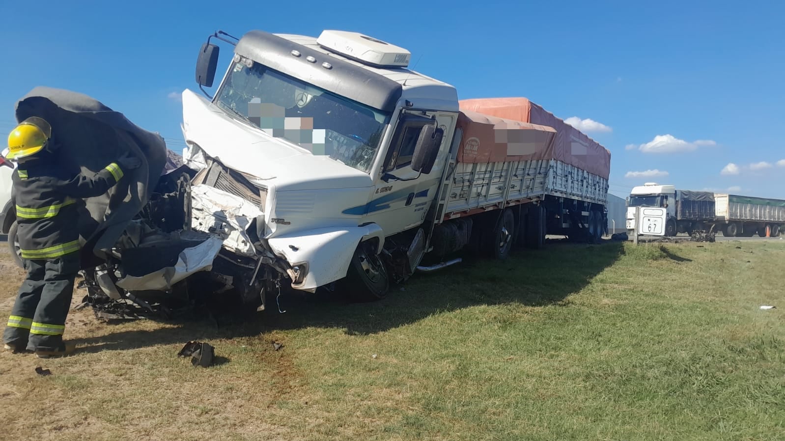 Choque frontal en Córdoba.