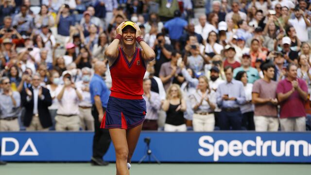 Emma Raducanu ganó US Open a los 18 años.