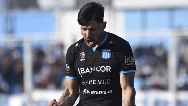 Racing contó con su goleador, Alan Murialdo, para un resultado categórico del puntero (Ramiro Pereyra / La Voz).