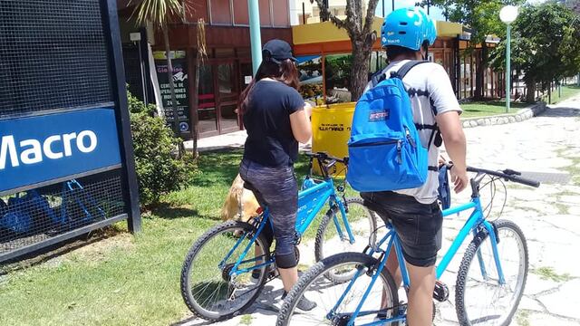 Préstamo de bicicletas en Villa Giardino.