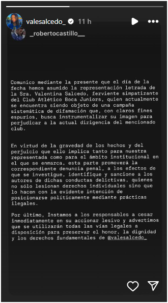 Valentina Salcedo rompió el silencio sobre el escándalo de Chanchi Riquelme