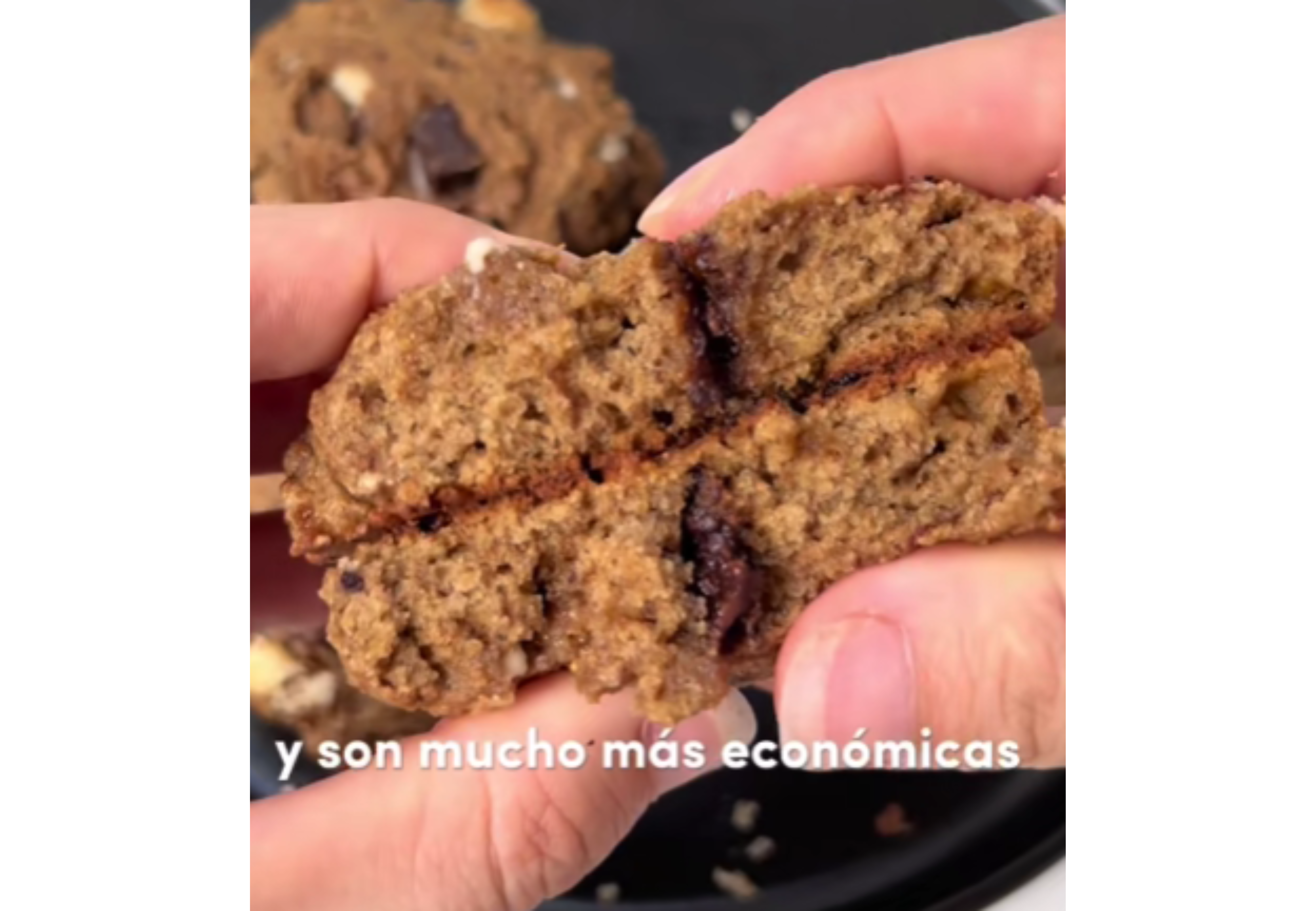 Estas galletitas de café y chocolate quedan muy esponjosas.
