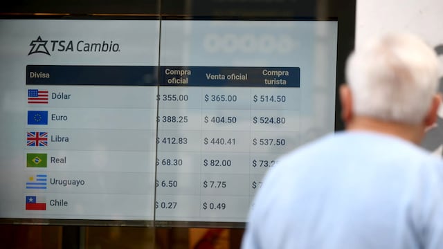 Cotización de dólar del día en Córdoba. (Ramiro Pereyra / La Voz)
