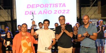 Germán Romitelli fue elegido el deportista del año en Rafaela