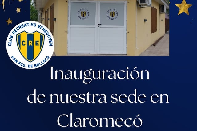 Inauguración sede de Echegoyen en Claromecó