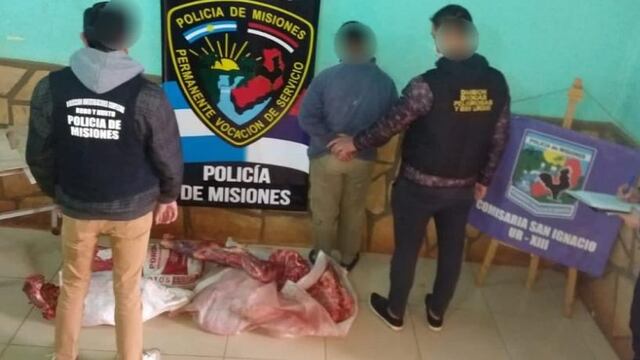 Cayó presunto cuatrero en San Ignacio.