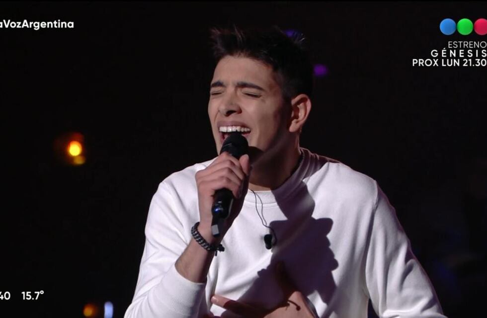 Nicolás Olivieri compitió en los Knockouts pero no quedó en La Voz Argentina