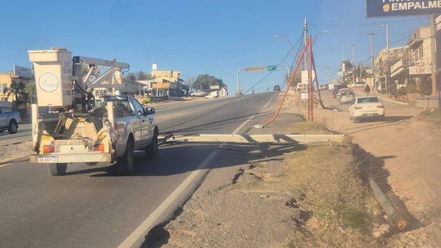 Temporal de viento causó cortes de luz y demoras en la ruta 38 en Punilla