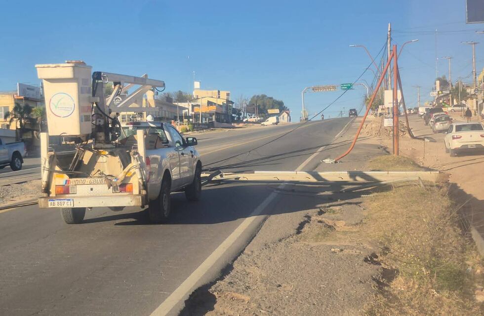 Temporal de viento causó cortes de luz y demoras en la ruta 38 en Punilla