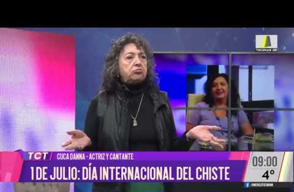 Día internacional del chiste, con la humorista Cuca Danna