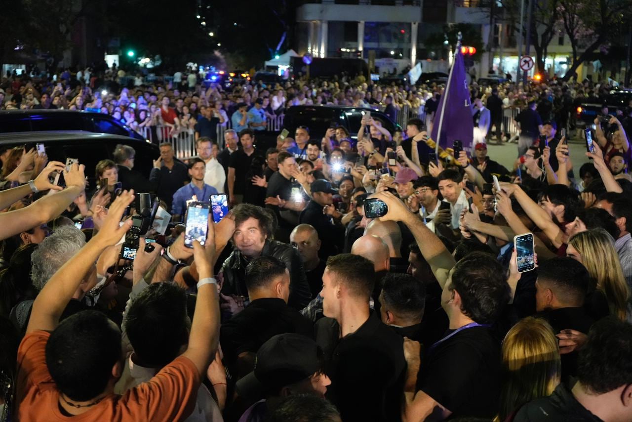 El acto de Javier Milei en el Parque Sarmiento, Córdoba. (Gentileza Prensa LLA)