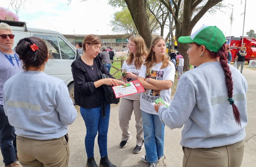 Recolectaron 3 toneladas de basura recuperable en el Punto de Responsabilidad Ambiental de la Expo Rural 2023
