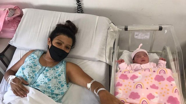 Nació a las 2.47 de la madrugada en el Hospital Materno Infantil.