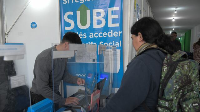 SUBE: Actualización de los vencimientos de los beneficios locales.