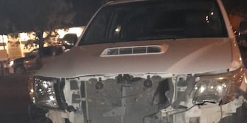 Un motociclista hospitalizado en un accidente vial en Istilart y Ruta 228