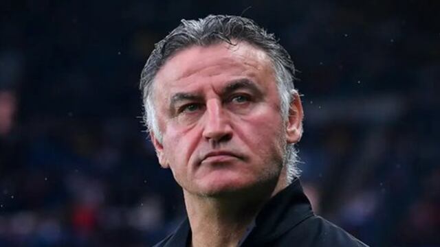 Christophe Galtier, el técnico del París. Foto: Los Andes.