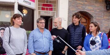 Ferrarello, Larreta, Álvarez, Mandagarán y Lousteau (Foto: Héctor García)