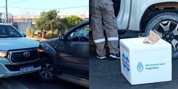 Chocó el ministro de Salud de Corrientes: en su auto particular llevaba dosis de la vacuna Sputnik