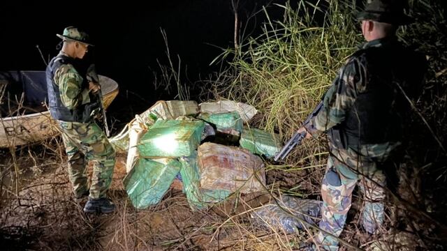 Prefectura incautó marihuana en la costa de Eldorado.