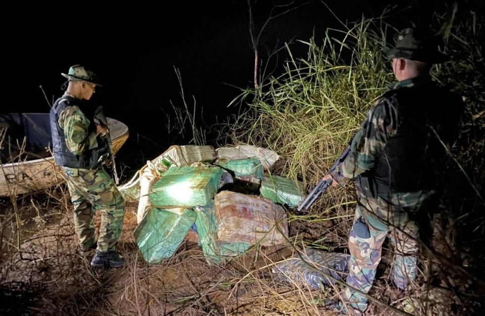 Prefectura incautó marihuana en la costa de Eldorado