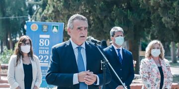 El ministro Agustín Rossi destacó la labor del Ejército Argentino luego del terremoto del pasado 18 de enero.