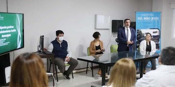 Medina Ruiz participó de las Jornadas de Enfermedades Poco Frecuentes en el Hospital de Niños.