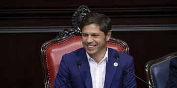 Axel Kicillof en la apertura de sesiones.