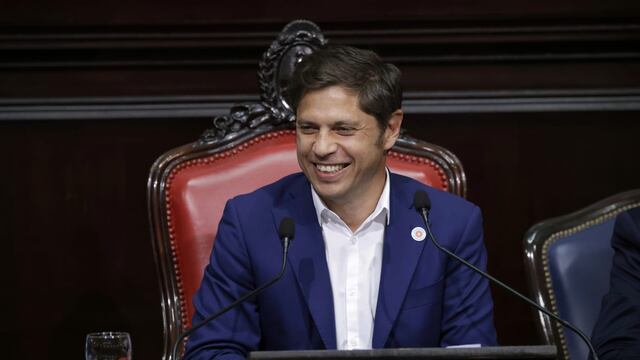 Axel Kicillof en la apertura de sesiones.