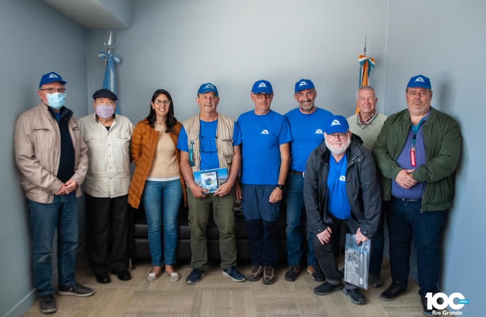 100 de Río Grande: Pilotos de la Aeroposta visitaron la ciudad