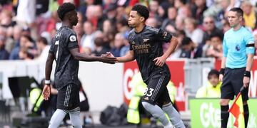 Ethan Nwaneri se convirtió en el jugador más joven en debutar en la Premier League.