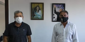 El Intendente de Pico Truncado, Osvaldo Maimó, se reunió con el Subsecretario de Obras Públicas de la nación, 
Edgardo Depetri