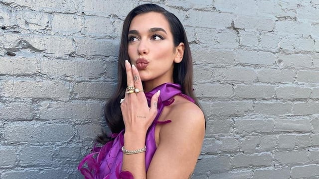 Dua Lipa festejó su cumpleaños en Instagram. (Instagram @dualipa)