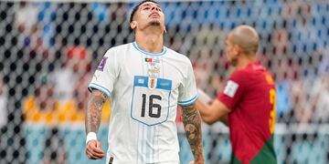 Uruguay perdió con Portugal y se complica su clasificación