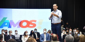 Gran parte del acto se desarrolló en formato virtual.