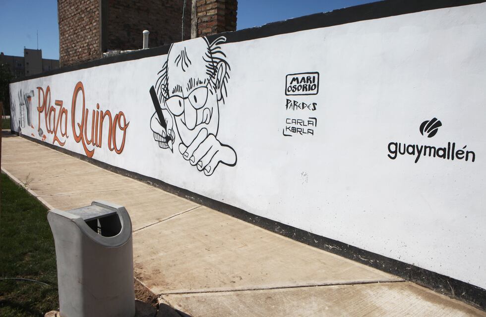 En el departamento que lo vio nacer y crecer, hay una nueva plaza que lleva el nombre de Quino