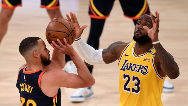 Los Angeles Lakers vencieron a Golden State Warriors.