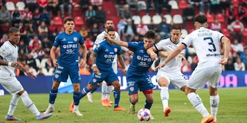 El juvenil de 17 años abrió el marcador en el primer tiempo.