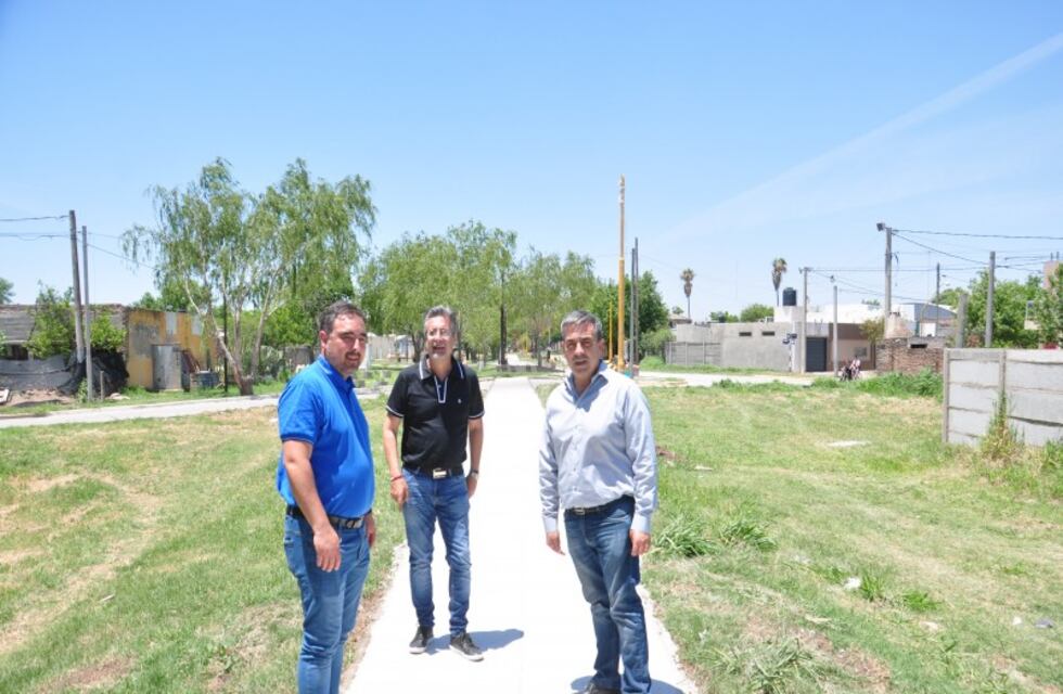 Continúan las obras del paseo por el Ferrocarril Mitre