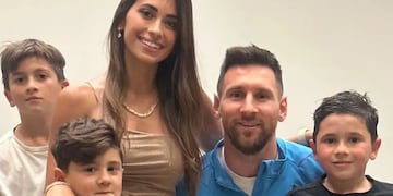 Los Messi siempre juntos
