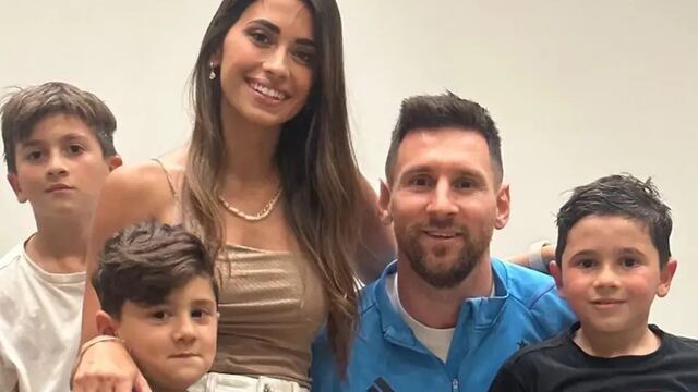 Los Messi siempre juntos