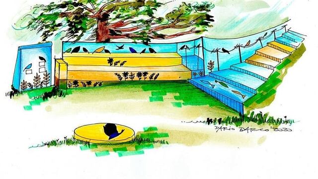 Propuesta ganadora para renovar el anfiteatro del Parque de Mayo