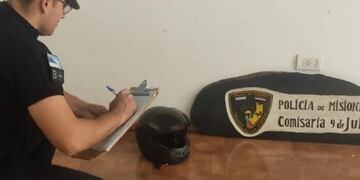 9 de Julio: violento le asestó un golpe con u casco de moto en la cabeza a su pareja.