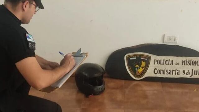 9 de Julio: violento le asestó un golpe con u casco de moto en la cabeza a su pareja.