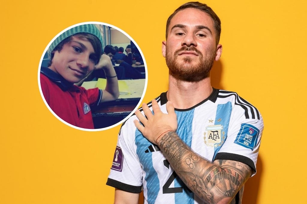 “Cuando salíamos al recreo se gambeteaba todo”: así fueron los primeros pasos en el Nivel primario de Alexis Mac Allister