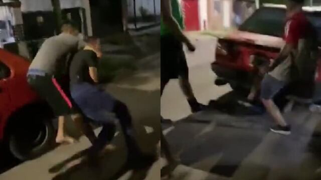 Testigos filmaron la golpiza al ladrón con sus celulares y compartieron el video en las redes sociales.